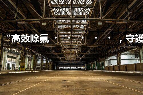 “高效除氟，守護(hù)碧水藍(lán)天——廢水中氟離子處理新篇章”